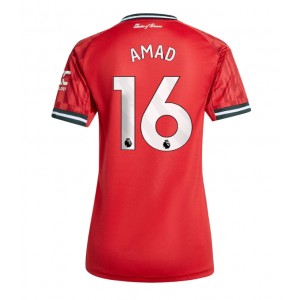 Fotbalové Dres Manchester United Amad Diallo #16 Dámské Domácí Oblečení 2025-26 Krátký Rukáv